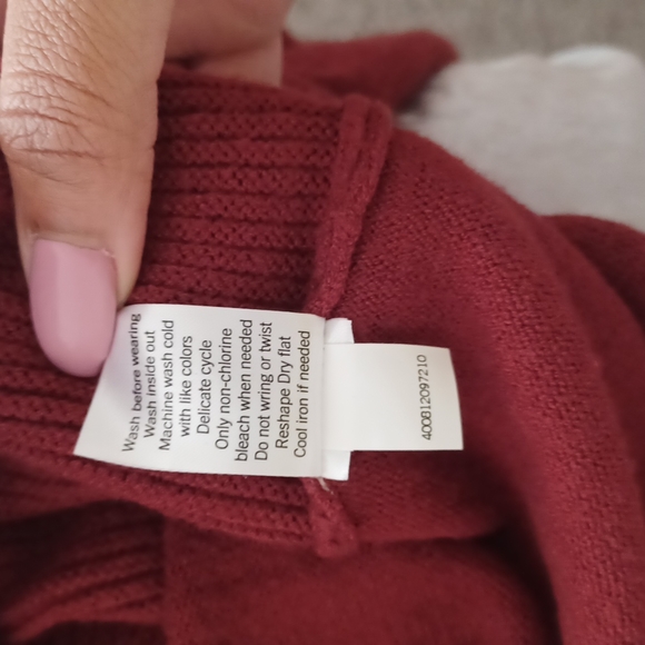 Sonoma Dark Red Sweater - M - Picture 5 of 5